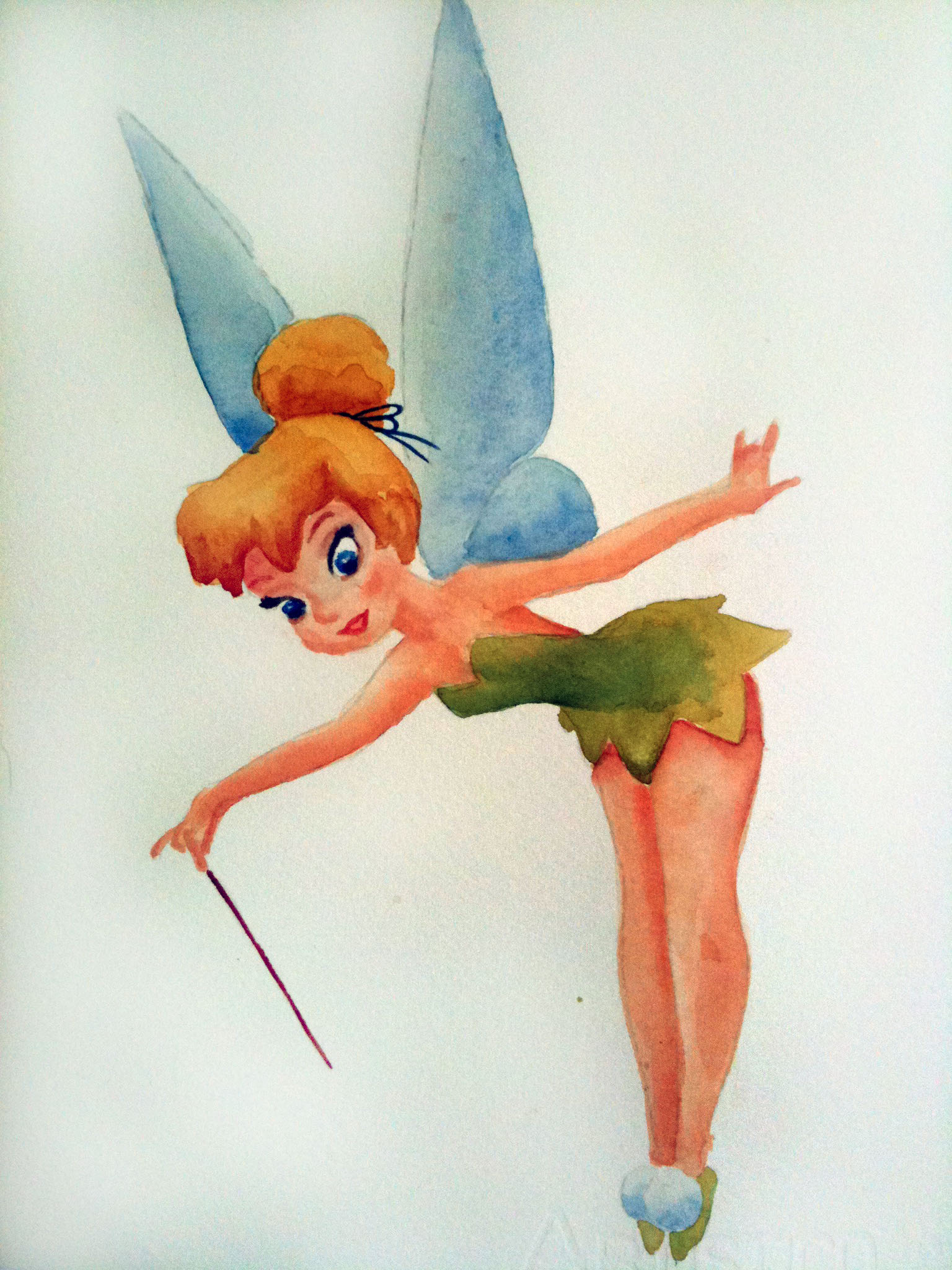 1536x2048 Fairy Dust Any Afternoon - Watercolor Tinkerbell