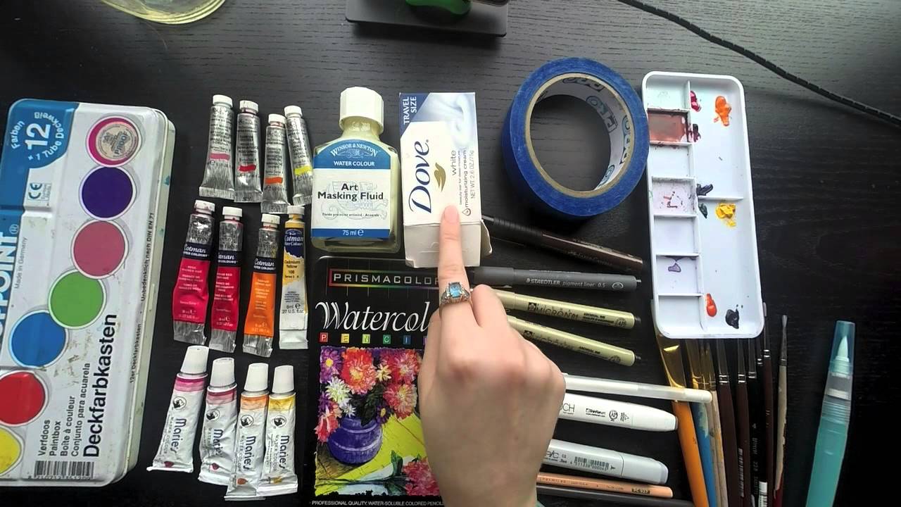 1280x720 My Watercolor Tools - Watercolor Tools