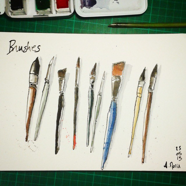 640x640 Painting My Painting Tools. - Watercolor Tools