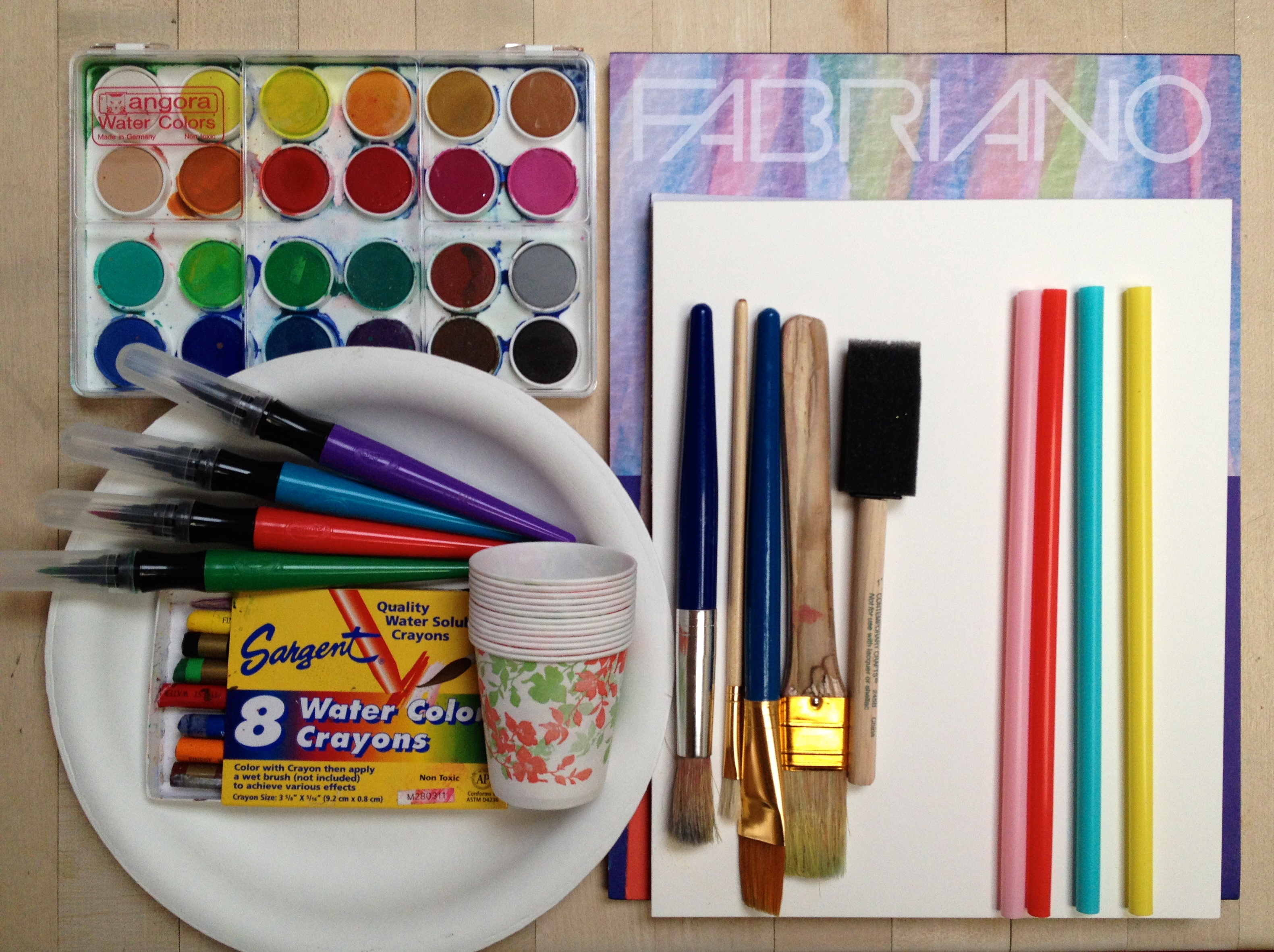 3162x2364 Spring Painting - Watercolor Tools