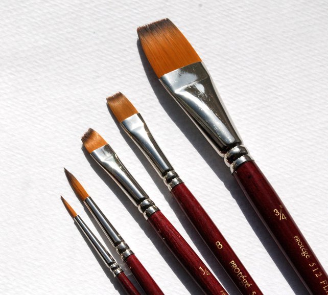 642x577 Watercolor Brushes Paint Brushes Fine Art Brushes Tools Etsy - Watercolor Tools