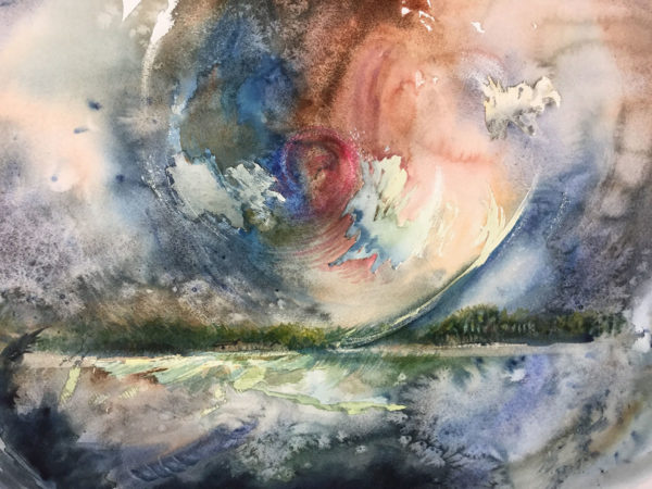 600x450 Tornado - Watercolor Tornado