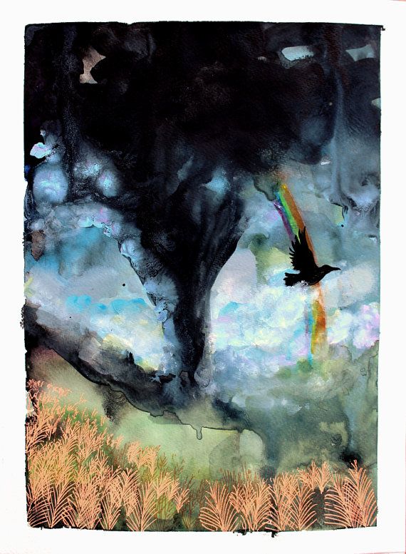 570x777 Watercolor - Watercolor Tornado