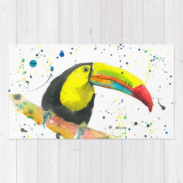 700x700 Toucan - Watercolor Toucan