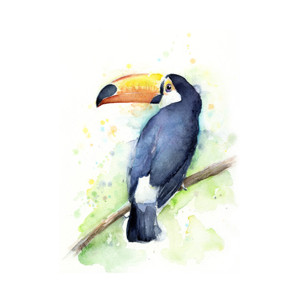 630x630 Toucan Watercolor - Watercolor Toucan