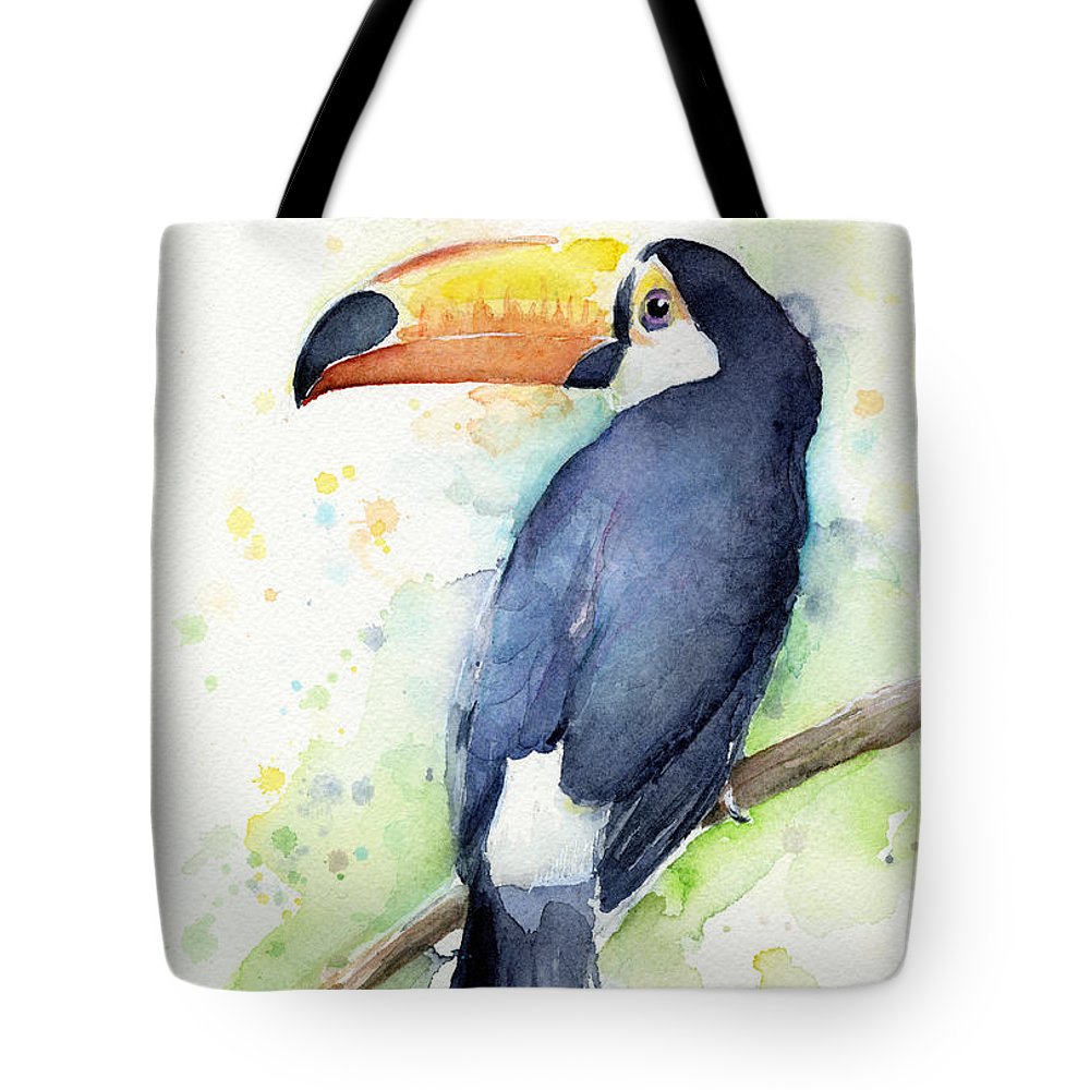 1000x1000 Toucan Watercolor Tote Bag For Sale By Olga Shvartsur - Watercolor Toucan