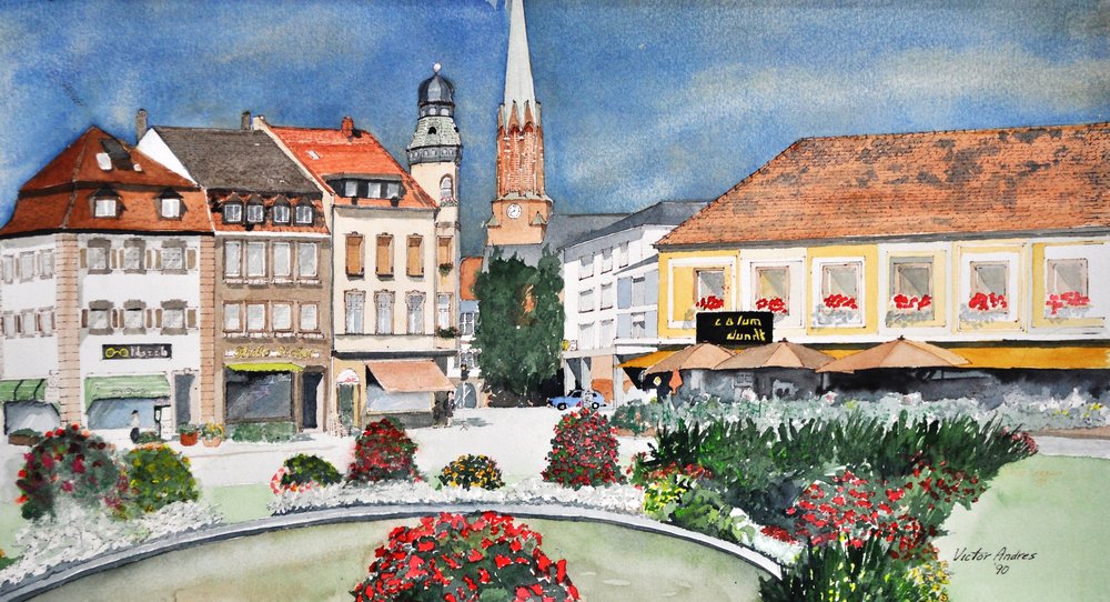 1000x542 Post - Watercolor Town
