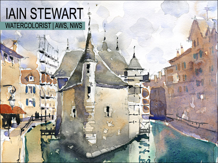735x550 Travel Is A Wonderful Thing Watercolor En Plein Air With Iain Stewart - Watercolor Town