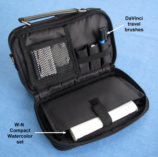 510x509 Everyday Artist Compact Carrier For Travel Art Supplies - Watercolor Travel Bag