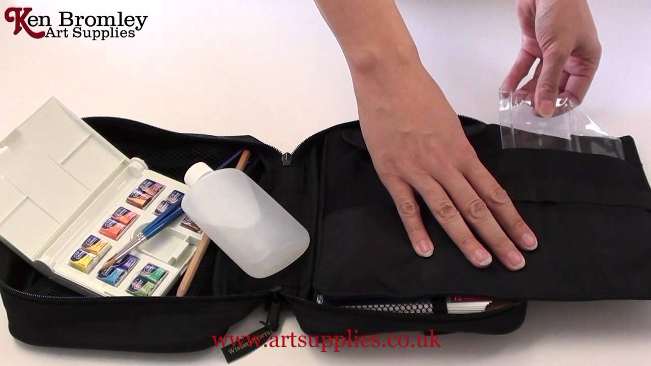 1280x720 Wampn Cotman Travel Bag - Watercolor Travel Bag