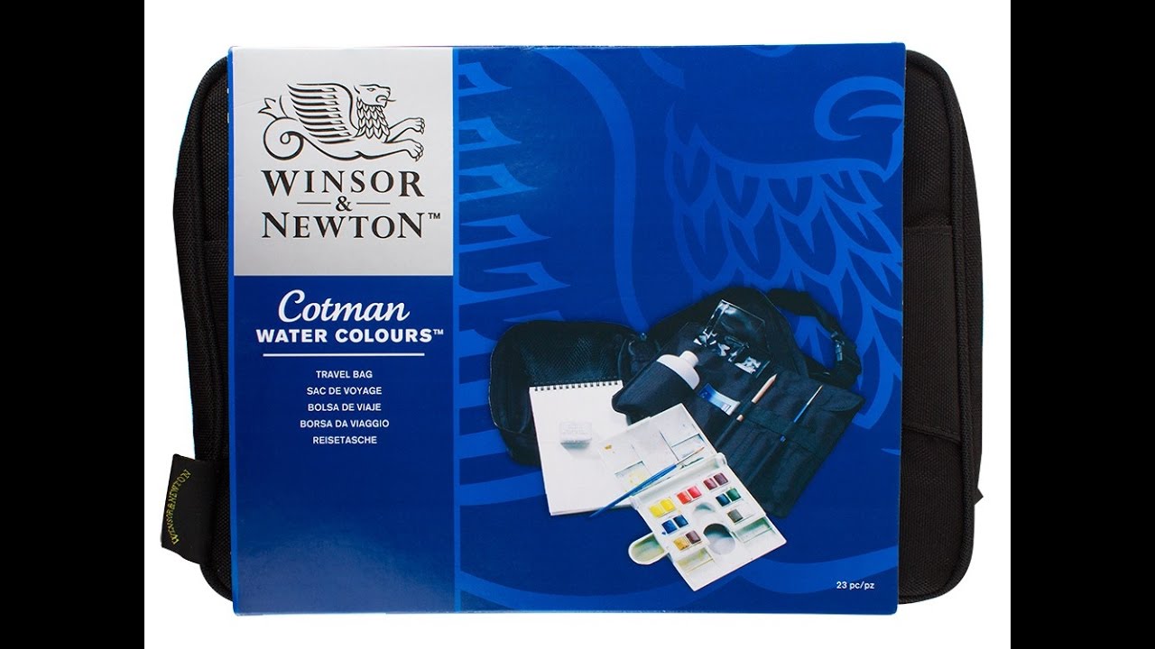 1280x720 Cotman Travel Bag Unboxing (Watercolor Supplies) - Watercolor Travel Bag