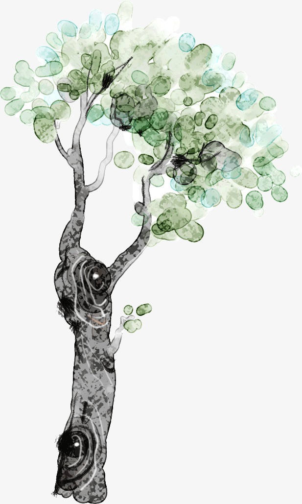 617x1029 Watercolor Tree, Watercolor Clipart, Tree Clipart, Watercolor Png - Watercolor Tree
