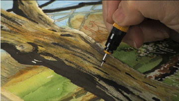 360x203 Painting Trees In Watercolor, Pen Amp Ink - Watercolor Tree Bark