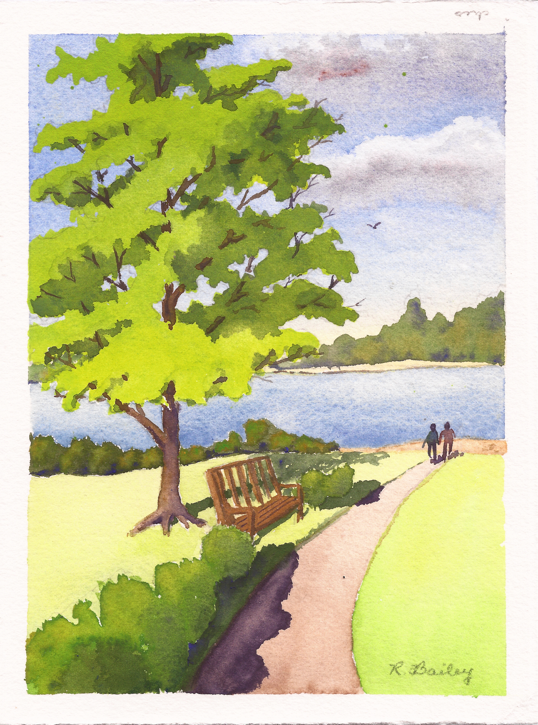 1784x2404 Painting A Tree In Watercolor Ruth Bailey, Artist - Watercolor Tree Painting