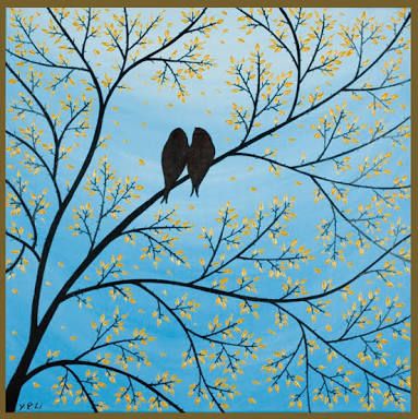 383x384 Image Result For Watercolour Tree Silhouette Oils - Watercolor Tree Plan