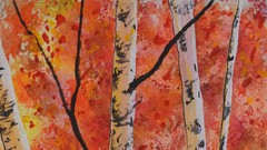 240x135 Autumn Watercolor Painting - Watercolor Trees For Beginners