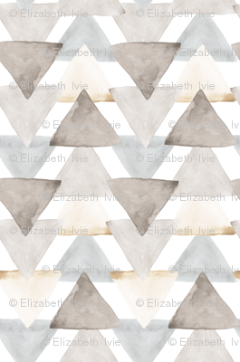265x400 Neutral Watercolor Triangle Small Wallpaper - Watercolor Triangle