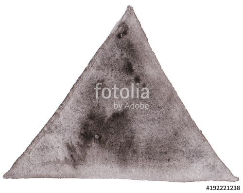 500x396 Watercolor Triangle Stock Photo And Royalty Free Images On - Watercolor Triangle