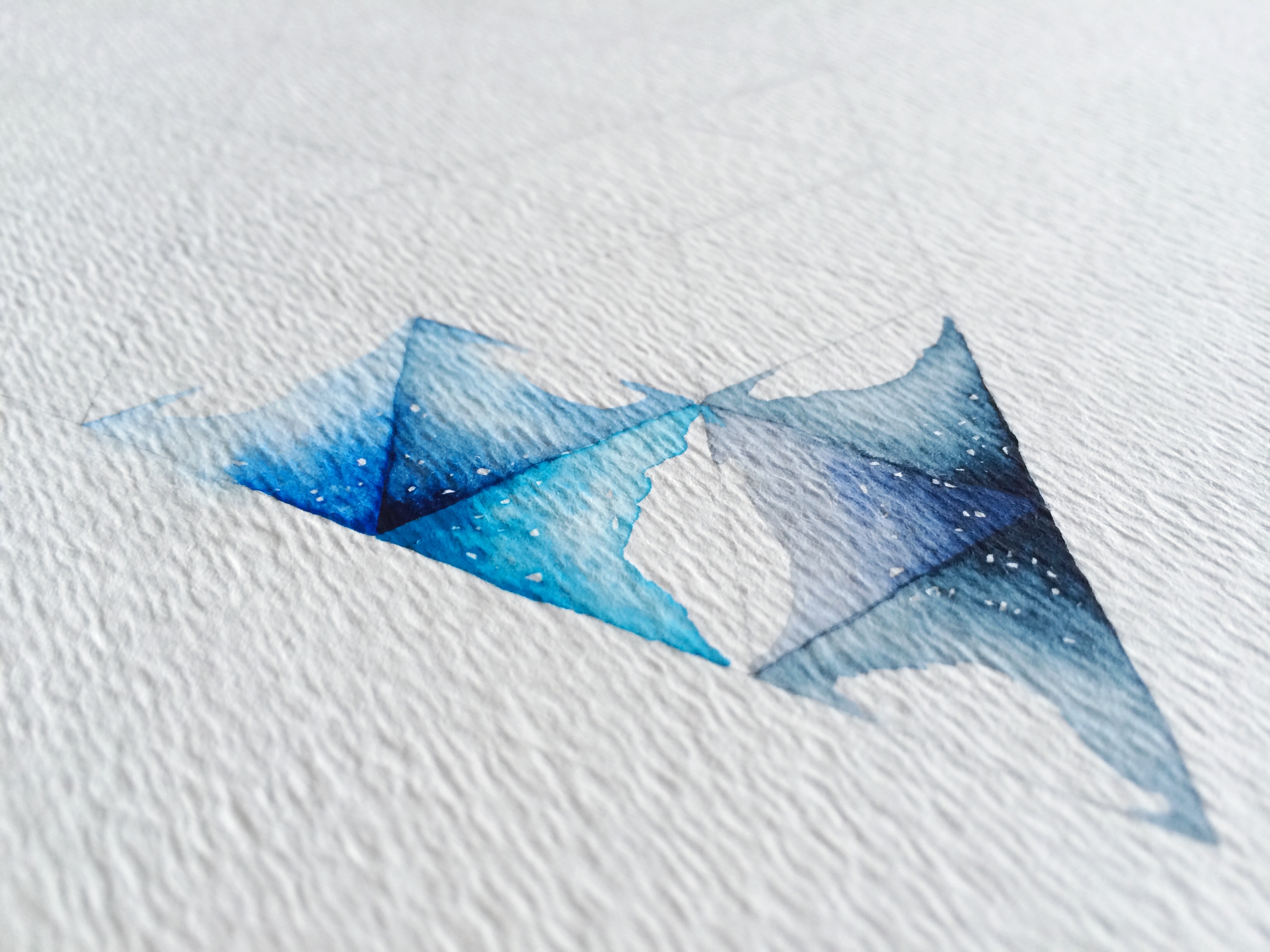 3264x2448 Triangle Sarah Leanne Arnold - Watercolor Triangle