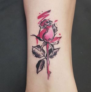 298x300 Popular Tattoo Styles Painted People Tattoos Amp Art - Watercolor Tribal Tattoo