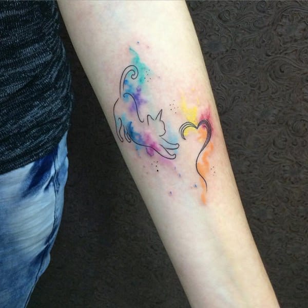600x600 99 Artistic Watercolor Tattoos That Are Living Works Of Art - Watercolor Tribal Tattoo