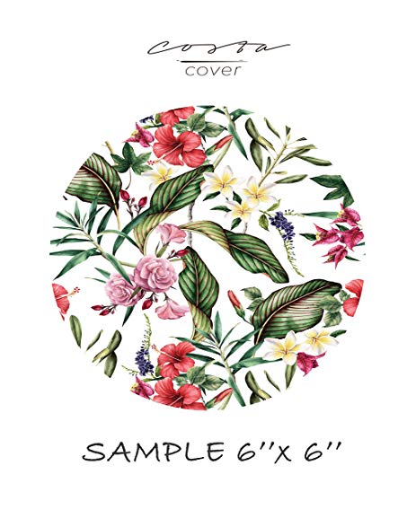 453x587 Costacover Self Adhesive Removable Vinyl Wallpaper Sample With - Watercolor Tropical Flowers