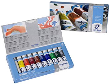 355x270 Van Gogh Watercolour Basic Paint Set 10x10ml Amazon.co.uk Toys - Watercolor Tubes