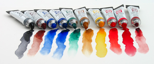 600x252 Watercolor Basics - Watercolor Tubes