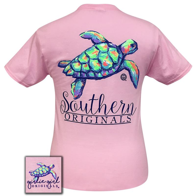 800x800 Watercolor Turtle Classic Pink Short Sleeve Girliegirloriginals - Watercolor Turtle