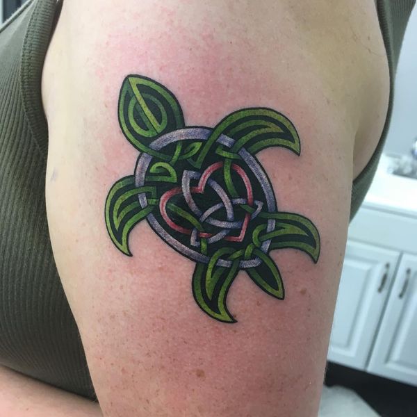 600x600 Sea Turtle Tattoos Ideas With Meanings - Watercolor Turtle Tattoo