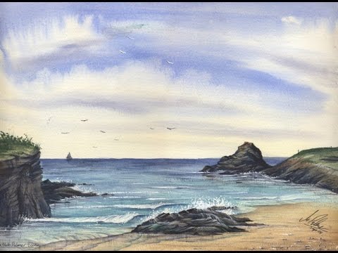 480x360 Paint A Cornish Seascape In Watercolours With Matthew Palmer - Watercolor Tv