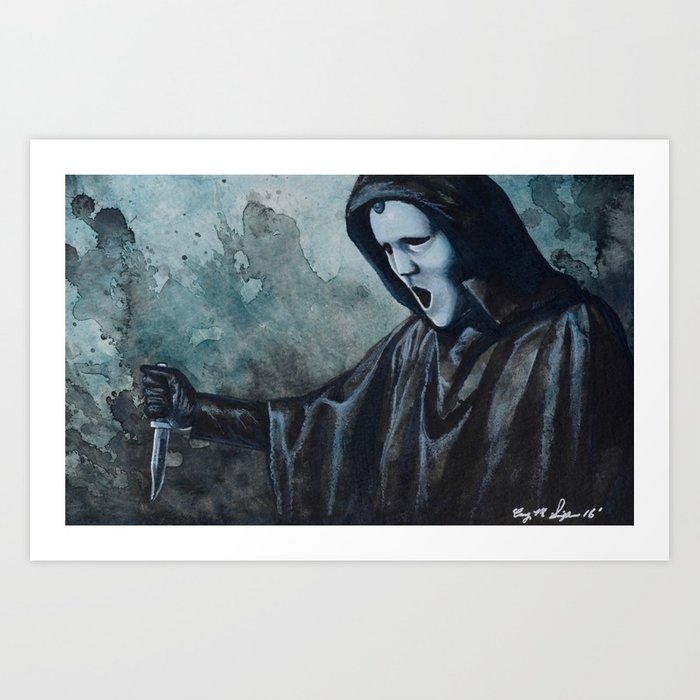 700x700 Scream The Tv Series - Watercolor Tv