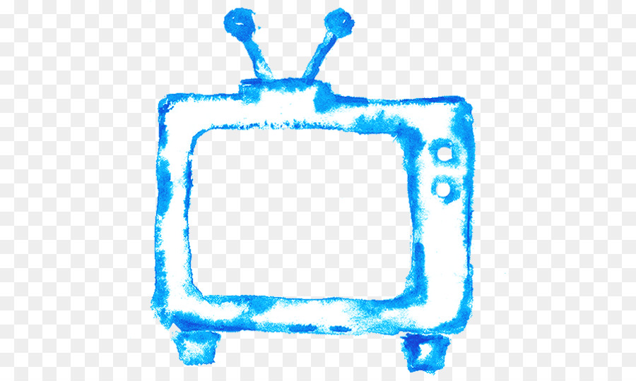 900x540 Television Watercolor Painting Drawing - Watercolor Tv