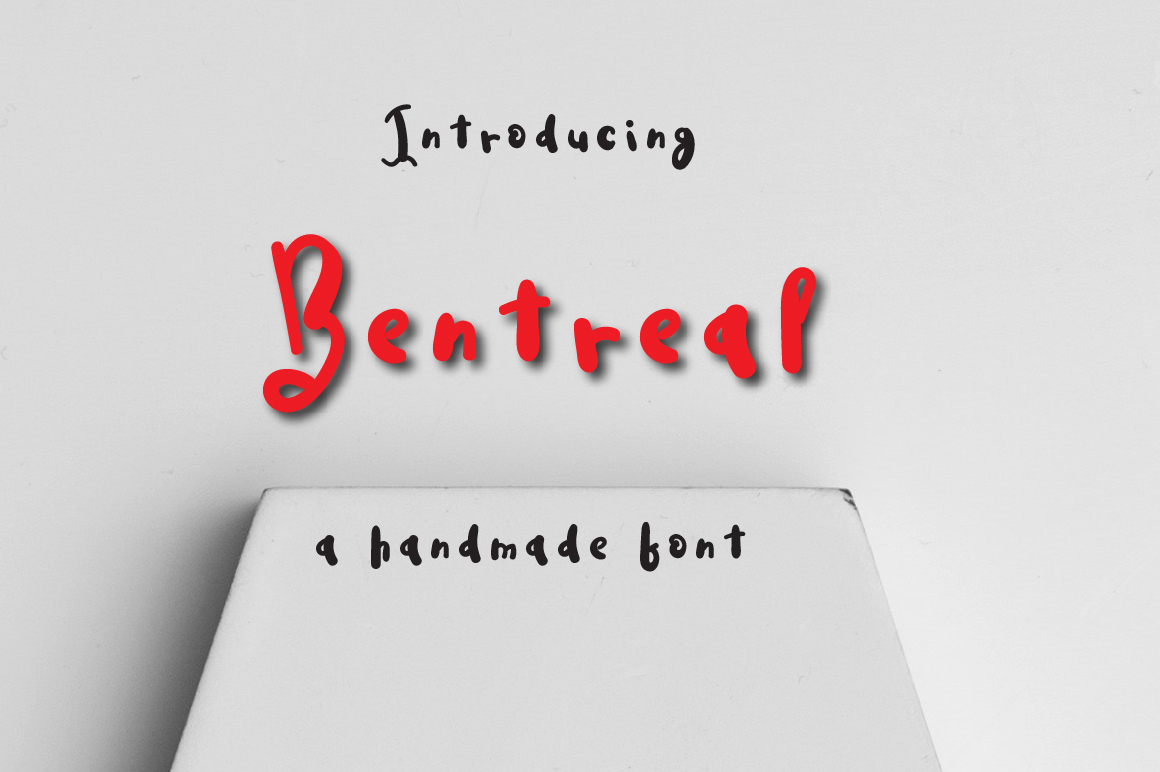 1160x772 Bentreal Typeface By Watercolor Floral Designs By - Watercolor Typeface