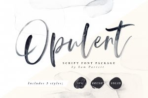300x200 Discover Watercolor Fonts On Kreativ Font - Watercolor Typeface