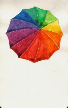 236x372 90 Best Watercolor - Watercolor Umbrella