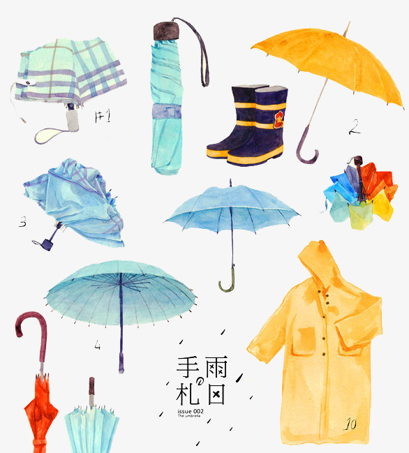 586x649 Watercolor Decoration, Watercolor Clipart, Watercolor, Umbrella - Watercolor Umbrella