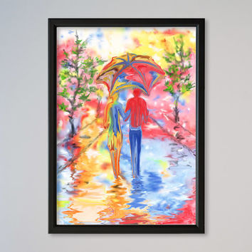 354x354 Best Watercolor Umbrella Art Products On Wanelo - Watercolor Umbrella