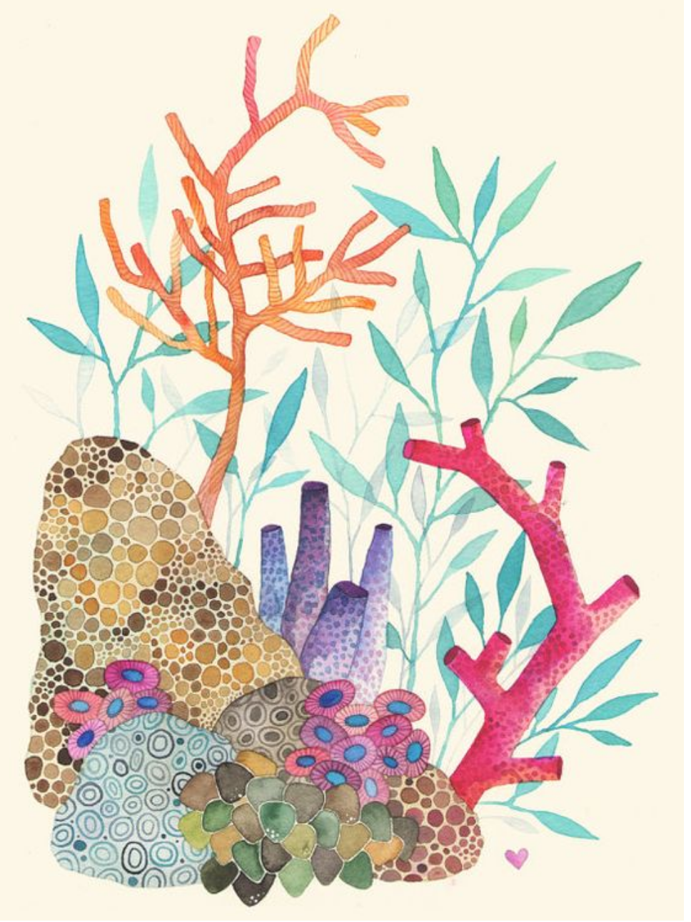 968x1292 Watercolor Workshop The With Andrea Olivier The Station - Watercolor Under The Sea