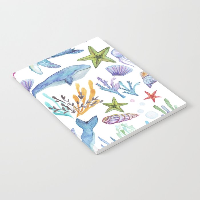 700x700 Under The Sea Watercolor Notebook By Huntleigh Society6 - Watercolor Under The Sea