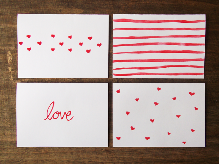 720x540 Diy Watercolor Valentines - Watercolor Valentine Cards