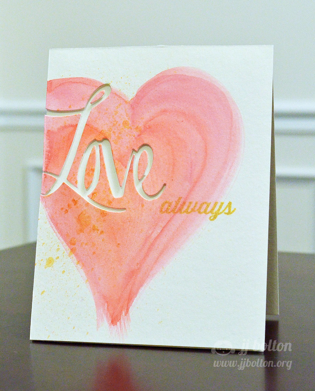 1289x1600 Jj Bolton {Handmade Cards} Avery Elle Watercolor Valentine - Watercolor Valentine Cards