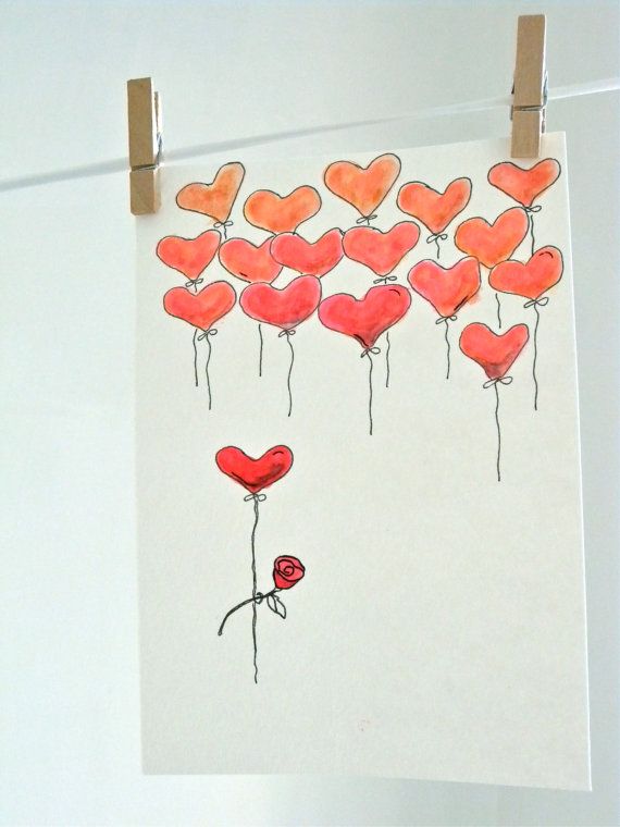 570x760 Watercolor Valentine Design - Watercolor Valentine Cards
