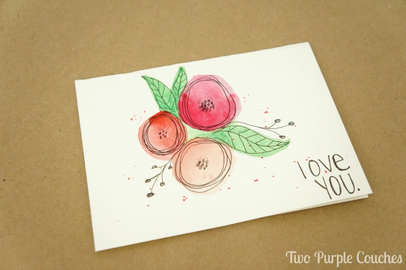 800x532 Watercolor Valentines Card - Watercolor Valentines Day Cards