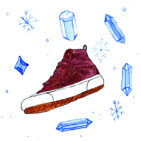 480x480 Fashion Vans Watercolor Gif On Gifer - Watercolor Vans