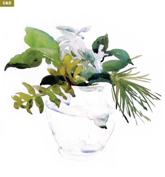 560x600 How To Paint A Watercolor Floral Still Life Step By Step Artist - Watercolor Vase