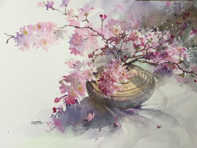 Watercolor Vase At Paintingvalley Com Explore Collection Of