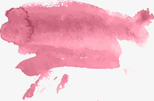 650x427 Red Ink Watercolor Vector, Watercolor Vector, Watercolor, Material - Watercolor Vector