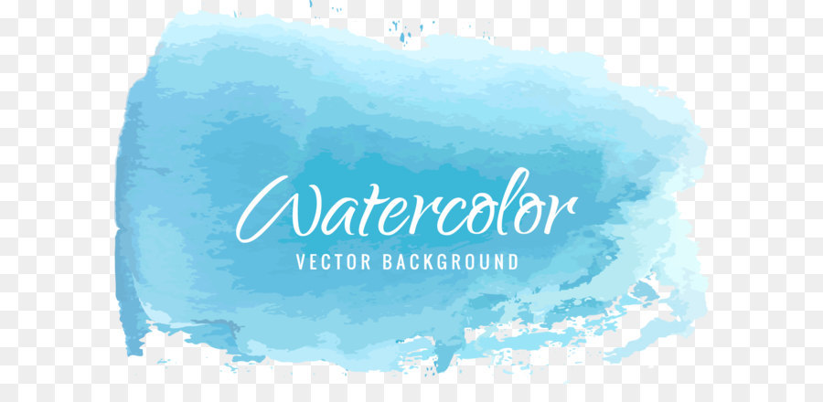 900x440 Watercolor Painting Blue - Watercolor Vector