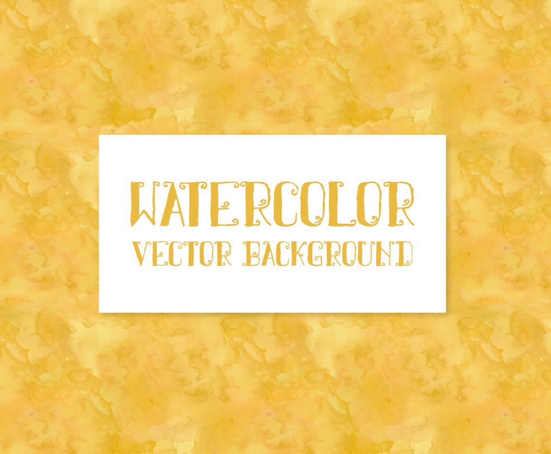 1136x936 Yellow Watercolor Vector Background Vector Art Amp Graphics - Watercolor Vector Art